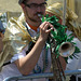 Trumpet Player at the Coney Island Mermaid Parade, June 2010