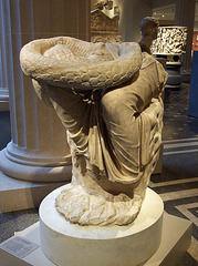 Lower Part of a Marble Statue of Hygieia in the Metropolitan Museum of Art, July 2007