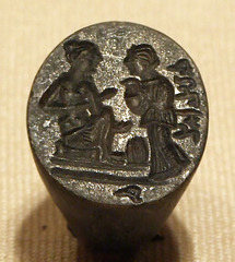 Bronze Intaglio Ring with Two Figures in the Metropolitan Museum of Art, September 2010