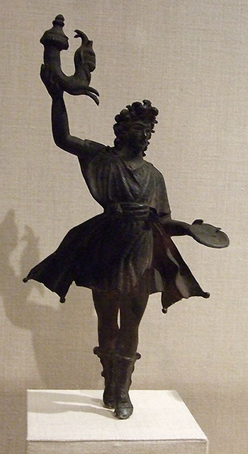 Bronze Statuette of a Lar in the Metropolitan Museum of Art, July 2007