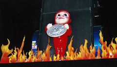 Devil Decoration inside the Tropicana Hotel in Atlantic City, Aug. 2006