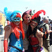 Pirate and Two Masked Mermaids at the Coney Island Mermaid Parade, June 2010