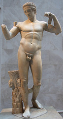 Roman Copy of the Diadoumenos by Polykleitos in the Metropolitan Museum of Art, July 2007
