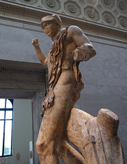 Marble Statue of a Wounded Warrior in the Metropolitan Museum of Art, July 2007