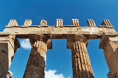 Doric Columns and Triglyphs of Temple E at Selinunte, 2005