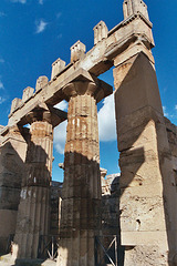 Columns and Triglyphs of Temple E at Selinunte, 2005