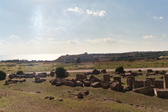 View of the Acropolis from Temple E at Selinunte, 2005