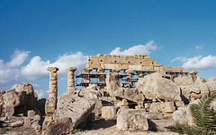 The Remains of Temple C on the Acropolis of Selinunte, March 2005