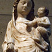 Detail of a Virgin & Child in the Metropolitan Museum of Art, February 2010