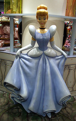 Cinderella Statue in the Disney Store on 5th Avenue, August 2007