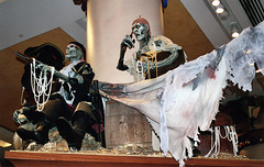 Pirates of the Caribbean Display at the Disney Store on 5th Avenue, Sept. 2006