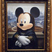 Minnie Mouse as the Mona Lisa Painting in the Disney Store, June 2008