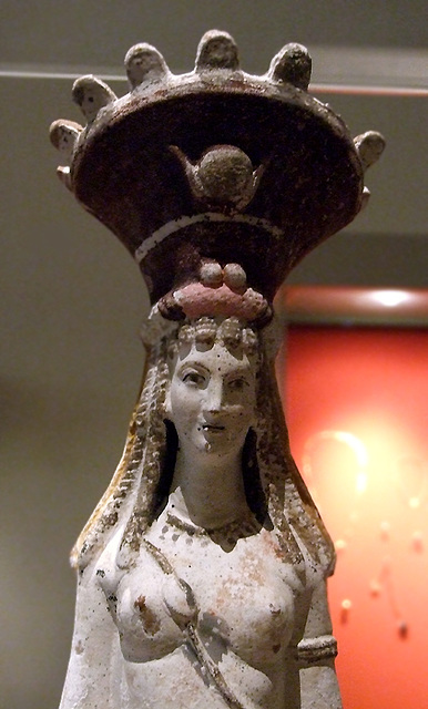 Detail of Isis-Aphrodite in the Metropolitan Museum of Art, Sept. 2007