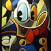 Abstract Painting of Donald Duck in the Disney Store, June 2008