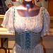 Detail of Belle's Blue and White Dress from Beauty & the Beast on Broadway  in the Disney Store on 5th Avenue, August 2007