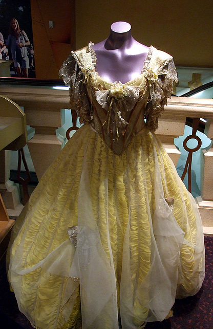 Belle's Yellow Gown from Beauty & the Beast on Broadway  in the Disney Store on 5th Avenue, August 2007