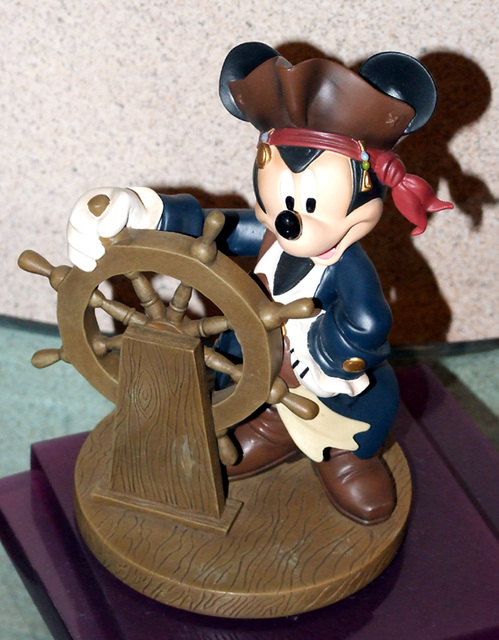 Mickey as Jack Sparrow Sculpture in the Disney Store on 5th Avenue, August 2007