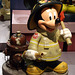 Firefighter Mickey Sculpture in the Disney Store, June 2008