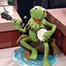 Kermit the Frog Sculpture in the Disney Store, June 2008