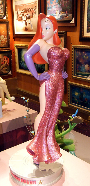 Jessica Rabbit Sculpture in the Disney Store, June 2008