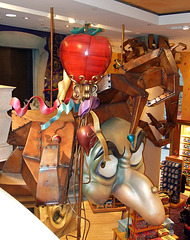 Witch from Snow White Decoration in the Disney Store, June 2008