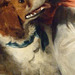 Detail of Lady Harriet Maria Conyngham by Lawrence in the Metropolitan Museum of Art, March 2011