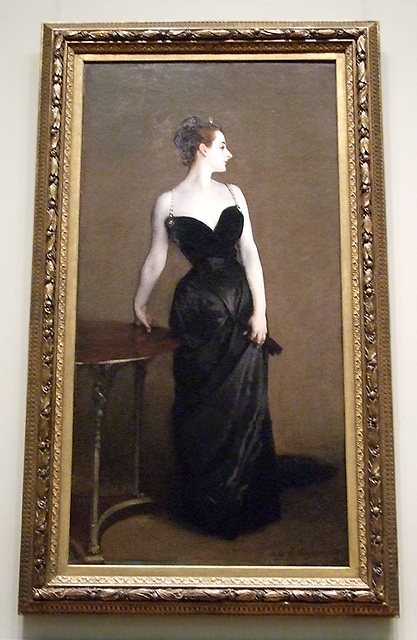 Madame X by Sargent in the Metropolitan Museum of Art, February 2008