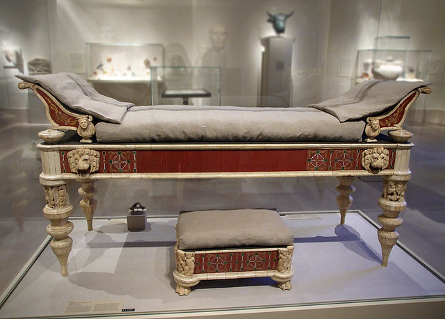 Ipernity Roman Couch And Footstool In The Metropolitan Museum Of