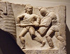 Detail of a Fragment of a Relief Showing Gladiators in the Metropolitan Museum of Art, May 2007