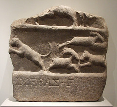 Marble Relief Fragment of an Animal Hunt from Sardis in the Metropolitan Museum of Art, July 2007