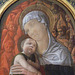 Detail of Madonna and Child with Seraphim and Cherubim by Andrea Mantegna in the Metropolitan Museum of Art, January 2010