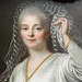 Detail of the Portrait of a Young Woman as a Vestal Virgin by Drouais in the Metropolitan Museum of Art, January 2010