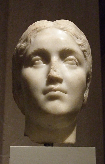 Marble Portrait of an Antonine Woman in the Metropolitan Museum of Art, February 2008