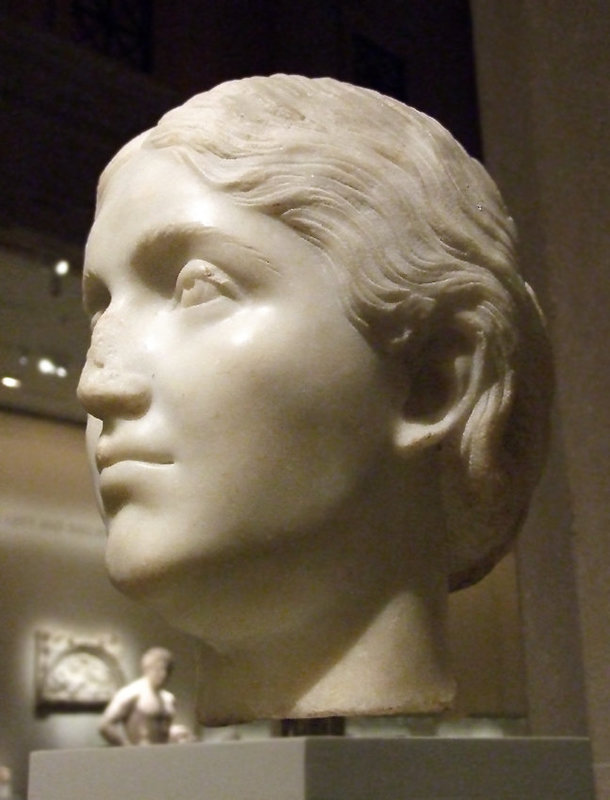 Marble Portrait of an Antonine Woman in the Metropolitan Museum of Art, February 2008
