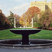Fountain & Columns in the Osborne Garden of the Brooklyn Botanic Garden, Nov. 2006