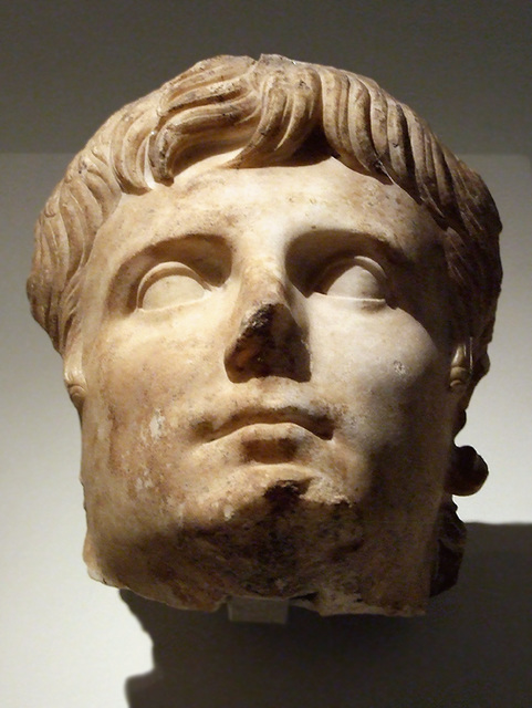Marble Portrait of Augustus in the Metropolitan Museum of Art, Sept. 2007