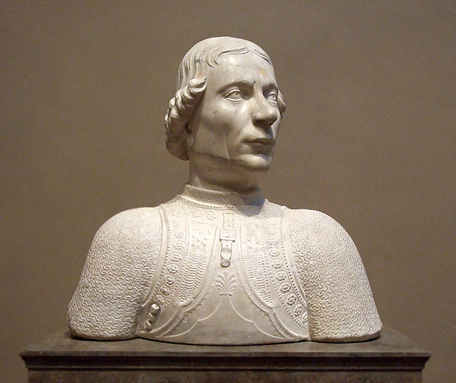 Astorgio Manfredi by Mino da Fiesole in the National Gallery, September 2009