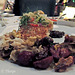 Eddie V's Restaurant - Halibut with Candied Beets and Lump Crab Fried Rice - My Early Birthday Celebration 062213