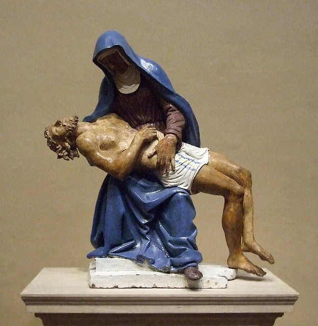 Pieta by Giovanni della Robbia in the National Gallery, September 2009