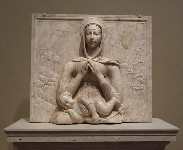 Madonna and Sleeping Child in the National Gallery, September 2009