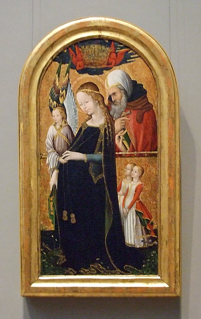 Expectant Madonna with St. Joseph in the National Gallery, September 2009