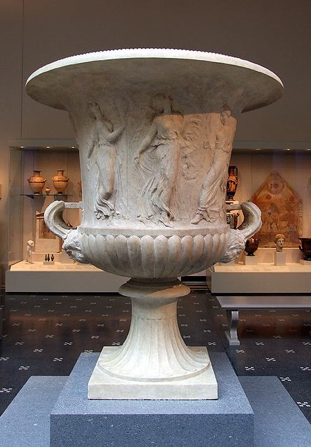 Marble Calyx Krater with Reliefs of Maidens and Maenads in the Metropolitan Museum of Art, Sept. 2007