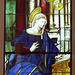 Virgin Annunciate Stained Glass in the Metropolitan Museum of Art, August 2007