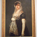 Young Lady Wearing a Mantilla and Basquina by Goya in the National Gallery, September 2009