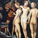 Detail of the Judgment of Paris by Cranach in the Metropolitan Museum of Art, December 2007