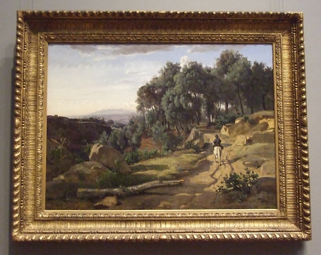 A View Near Volterra by Corot in the National Gallery, September 2009