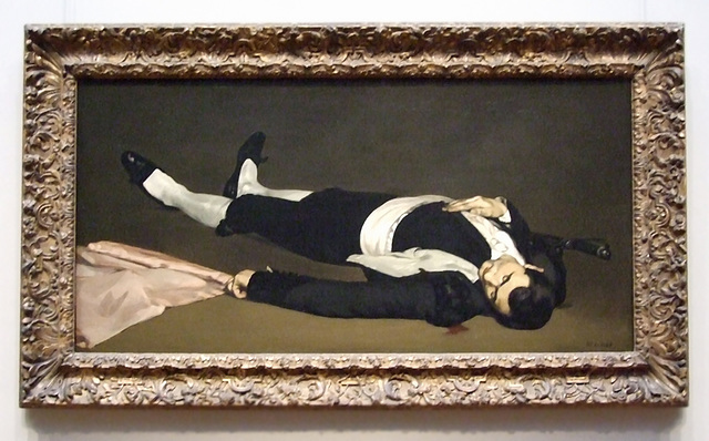 Dead Toreador by Manet in the National Gallery, September 2009