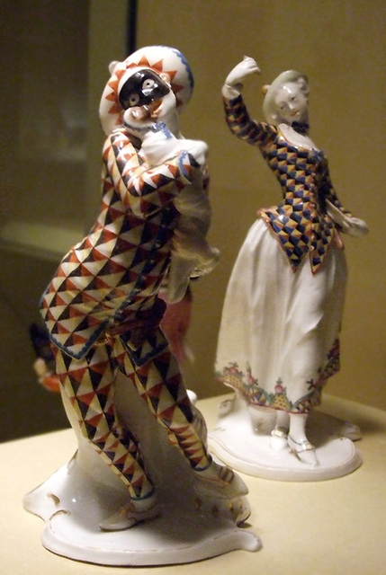 Harlequin & Columbine Porcelain Figurines in the Metropolitan Museum of Art, August 2007