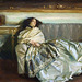 Detail of Repose by Sargent in the National Gallery, September 2009