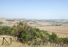 View from the Monterozzi Necropolis in Tarquinia, June 2012